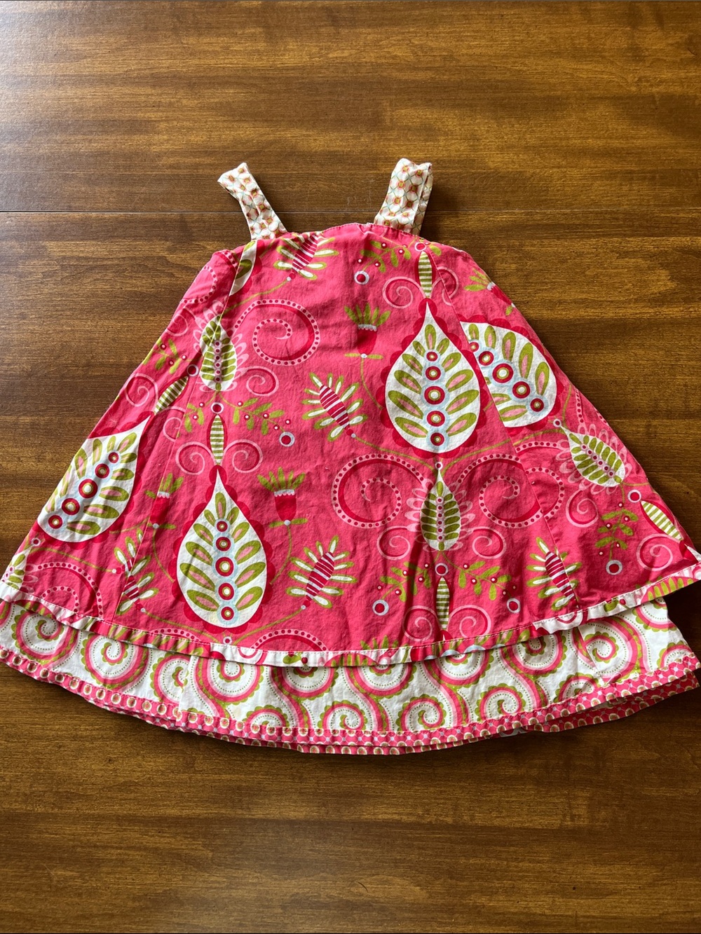 Jelly the Pug Layered Ruffle Dress, Size 2T